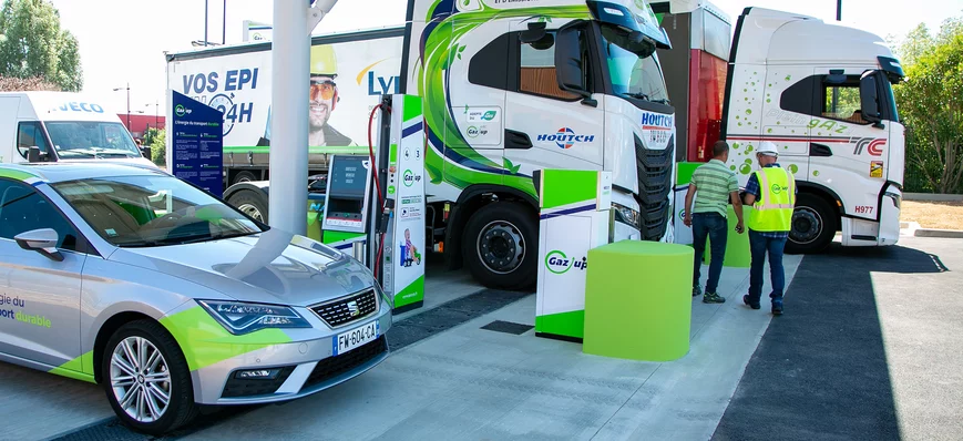 Une nouvelle station gaz véhicules en Ile-de-Franc