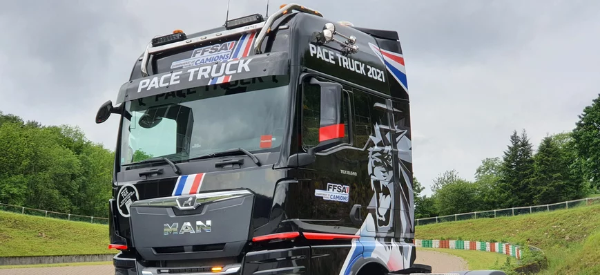 Voici le Pace Truck officiel du Championnat de Fra