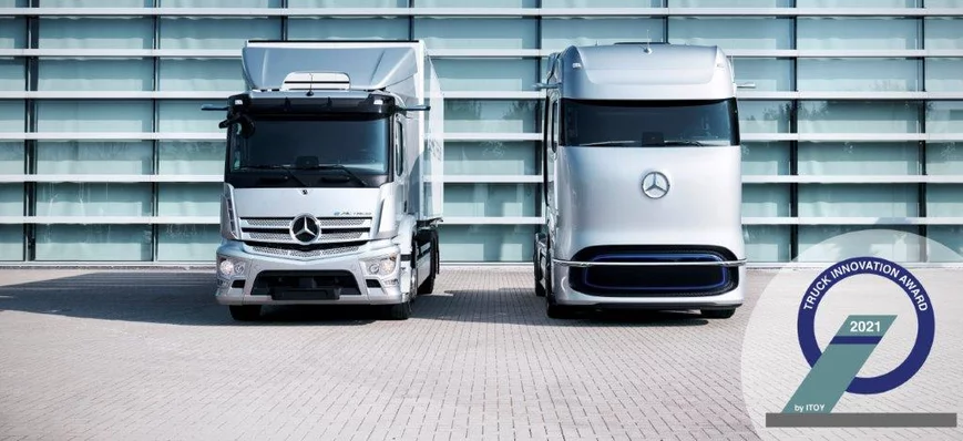 Les Mercedes-Benz eActros et GenH2 Truck reçoivent
