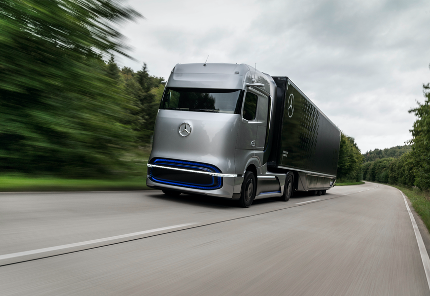 1000 km d'autonomie pour ce nouveau camion électrique à hydrogène Mercedes