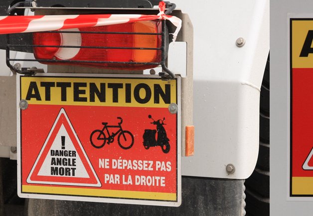 La Sécurité routière rappelle l'extrême dangerosité des angles morts pour  les piétons et cyclistes