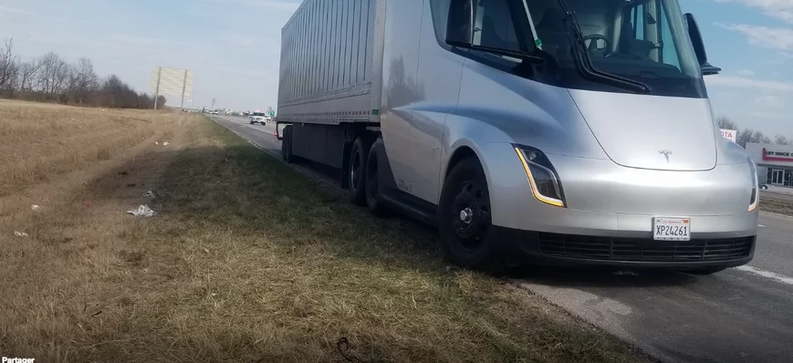 Première panne pour le Tesla Semi?