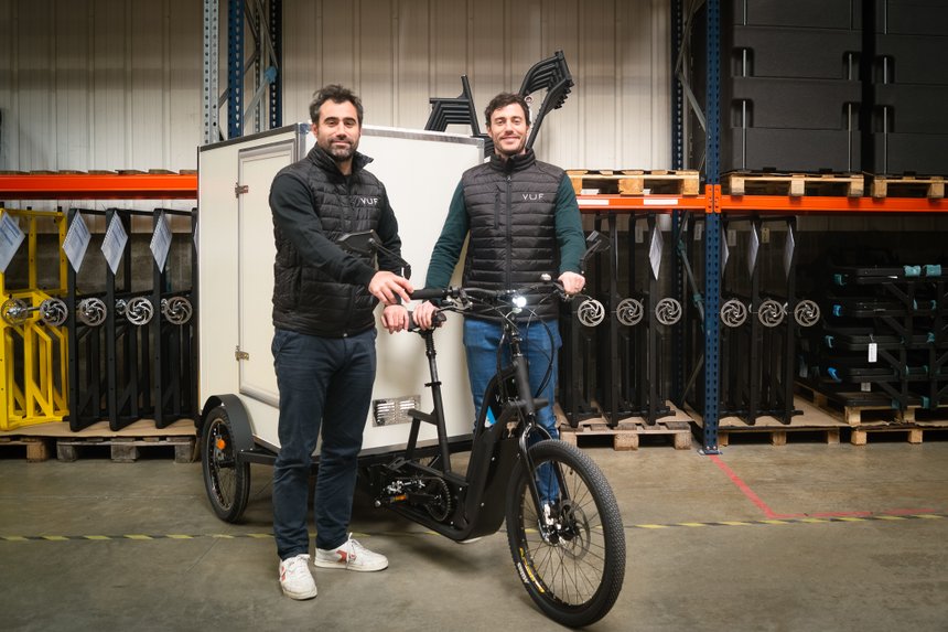 Anthony et Thomas Chenut, cofondateurs de VUF Bikes. © VUF Bikes