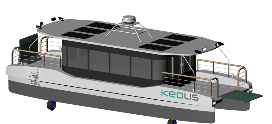 « BlueBoat », catamaran « décarboné » et autonome 