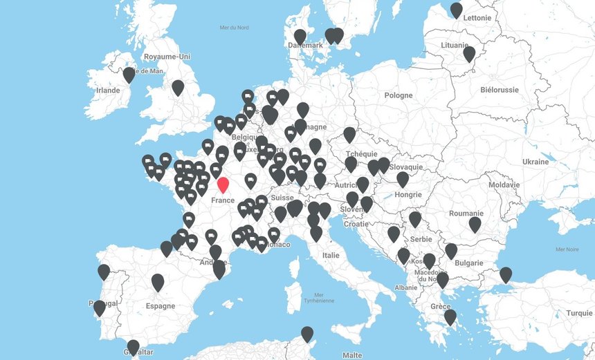 Le groupe Heppner étend à l’échelle de son vaste réseau paneuropéen de messagerie le recourt à DCbrain et sa solution d’optimisation à base d’IA. © Heppner / Google Maps