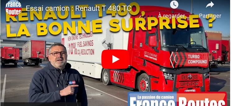 Vidéo : essai du Renault Trucks T 480 TC