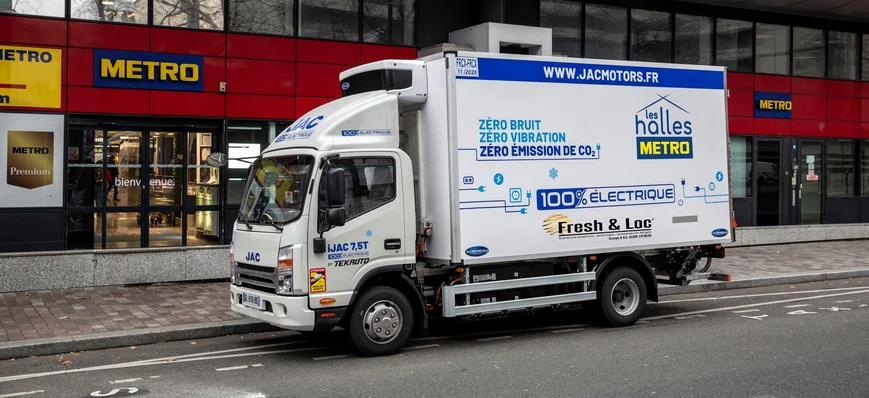 Metro France va livrer à Paris en camion électriqu