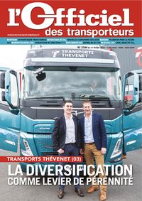 Couverture magazine officiel des transporteurs n° 3144