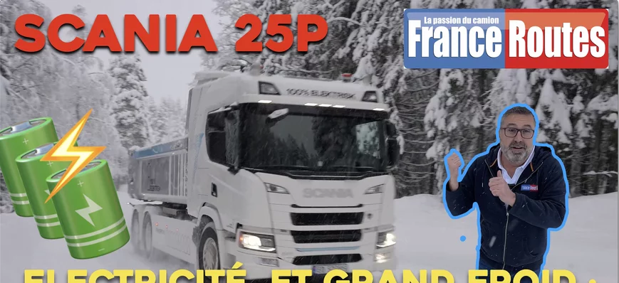 Vidéo : essai d'un camion Scania électrique par te