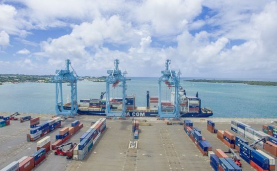 Le terminal à conteneurs de Jarry © GPM La Guadeloupe