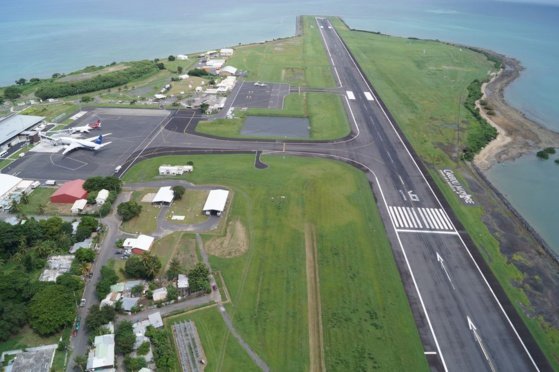 La piste de Dzaoudzi-Pamandzi mesure moins de 2.000 mètres © Aéroport Mayotte