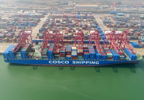 Le trafic des ports chinois s'est établi à 120,2 millions d'EVP au premier semestre © Cosco