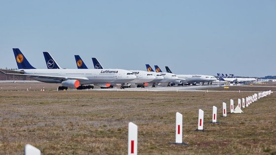 La crise a cloué au tarmac les avions Lufthansa ©Lufthansa