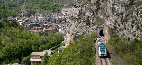 ​Alpes-Maritimes : la voie ferroviaire entre Breil