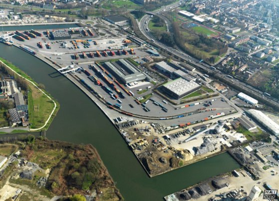 Le terminal à conteneurs de Lille est devenu un hub régional © Ports de Lille