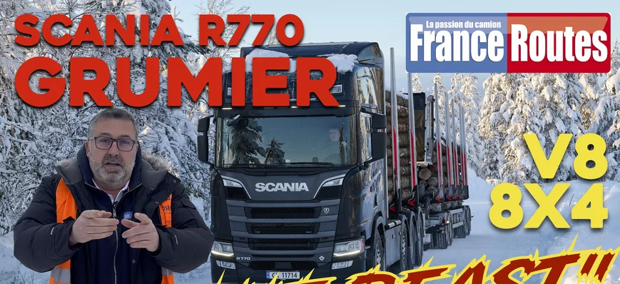 Vidéo : France Routes aux Scania Winter Days 2023,