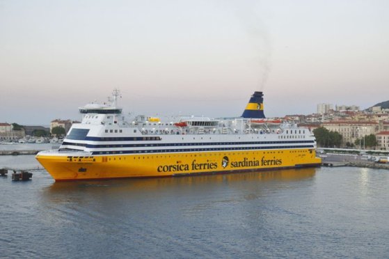 Le navire de Corsica Ferries 