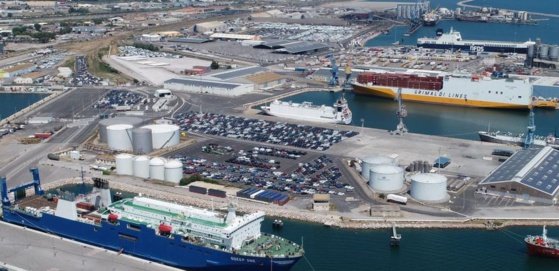 À Sète, les navires de commerce pourront se brancher au courant de quai dès 2023 © Port de Sète