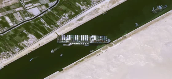 "Ever Given" : le canal de Suez et Shoei Kisen se 