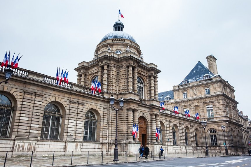 PARIS, FRANCE - MARCH, 2018: The Senate of France located at the