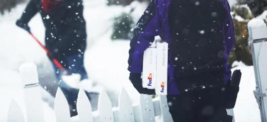 FedEx affecté par un hiver rude aux États-Unis