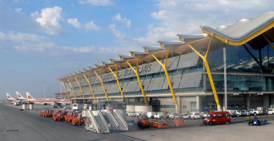 Le trafic des aéroports est affecté par les attaques terroristes © Madrid-Bajaras