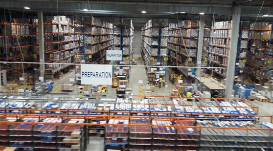 L’entrepôt pharma de Rhenus Logistics Alsace à Strasbourg © Mathieu Noyer