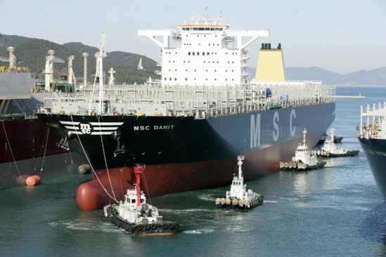 La surcapacité de la ligne régulière provient surtout des navires commandés avant la crise de 2009 © MSC