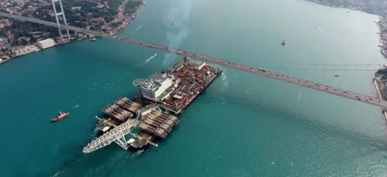 Lancement du chantier sous-marin du gazoduc TurkSt