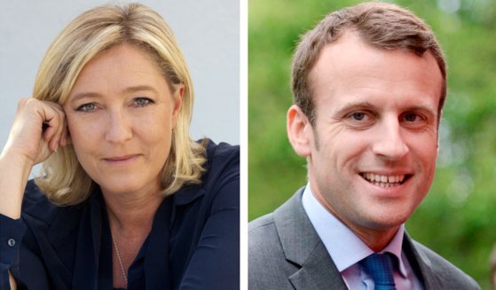 Marine Le Pen (FN) et Emmanuel Macron (En Marche), candidats à l’élection présidentielle