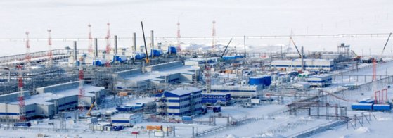 Les conditions climatiques du site de Yamal sont extrêmes © Gazprom