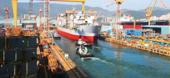 Les chantiers navals coréens encore convalescents