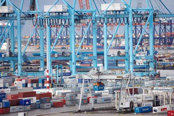 En août, Rotterdam a manutentionné de 136.500 tonnes de marchandises conteneurisées © Port of Rotterdam Freek van Arkel