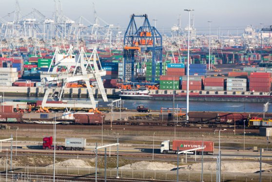 54 millions de tonnes de fret ont transité entre Rotterdam et le Royaume-Uni en 2018 © Freek van Arkel