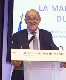 Jean-Yves Le Drian, ministre de l’Europe et des Affaires étrangères © Érick Demangeon