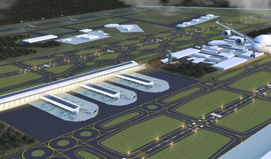 Le nouvel aéroport de Santa-Lucia fonctionnera en parallèle avec l'actuel aéroport de Benito-Juarez © Aeropuerto Santa Lucia Mexico