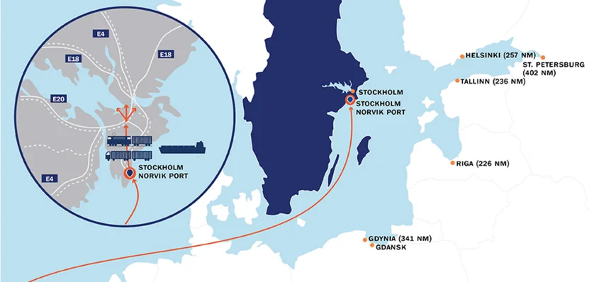 Un nouveau port en eaux profondes en mer Baltique