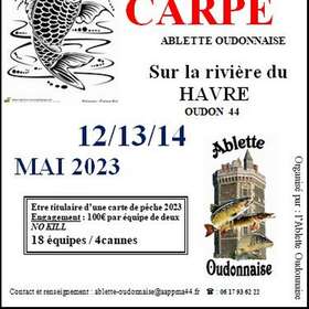L'AAPPMA de l'ablette Oudonnaise organise son enduro carpe sur le Havre
