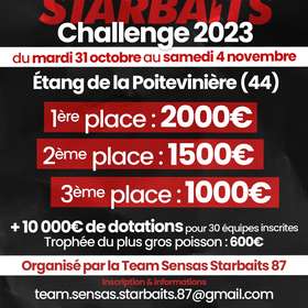 Starbaits Challenge 2023 à la Poitevinière