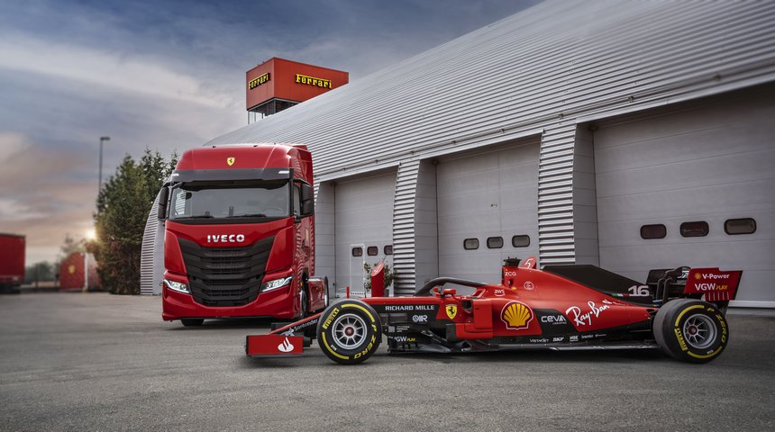 Iveco vient en renfort de Ferrari en F1 ! - FranceRoutes