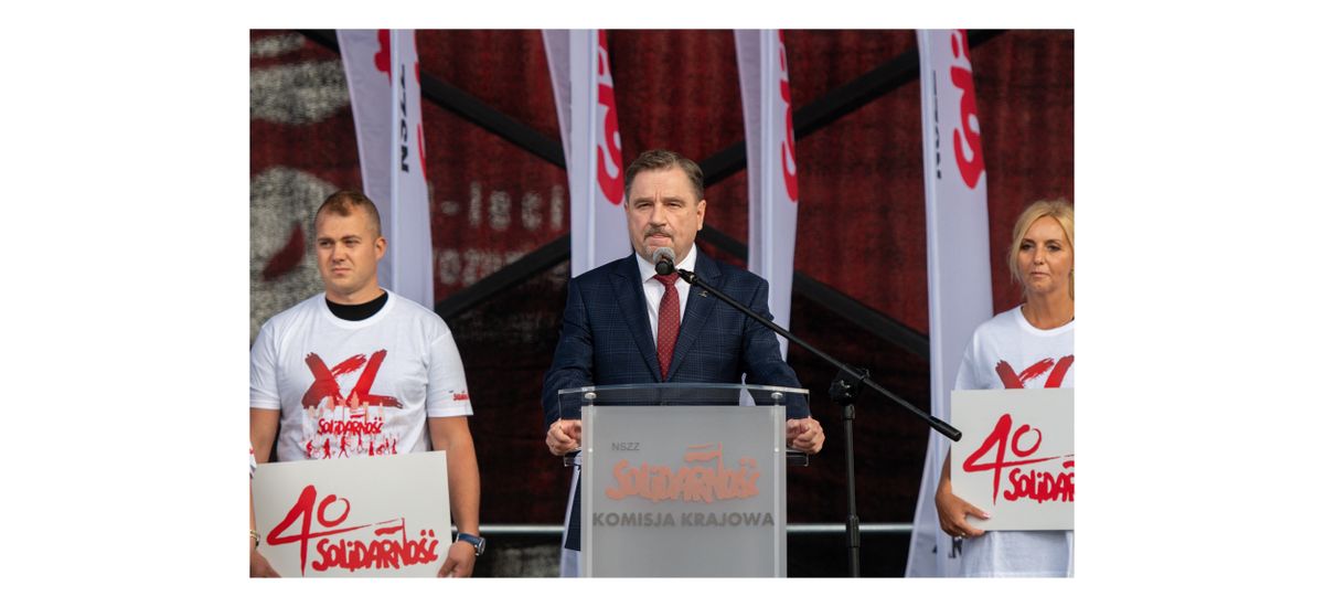 Piotr Duda, président de Solidarnosc.