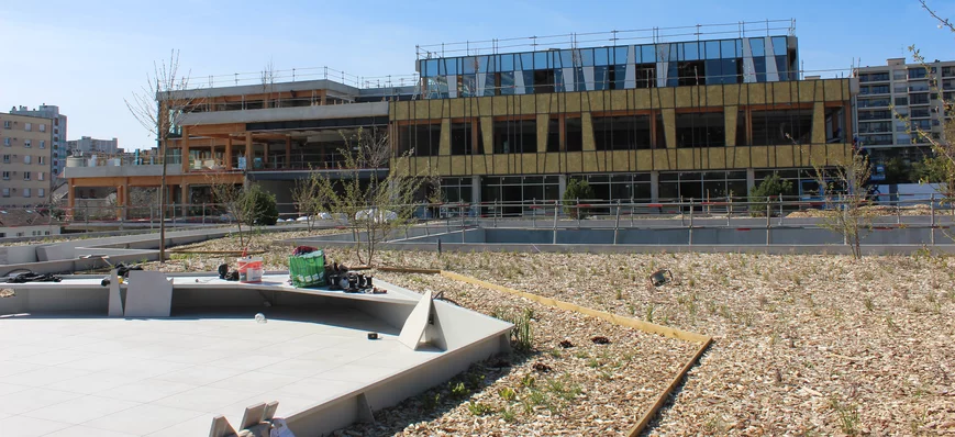 Un bâtiment mixte bois béton pour le Crédit Agrico