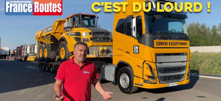 Vidéo : essai d'un camion Volvo new FH 650 en conv