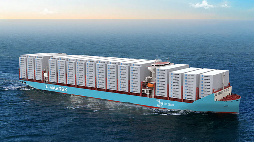 Porte-conteneurs au méthanol de Maersk
