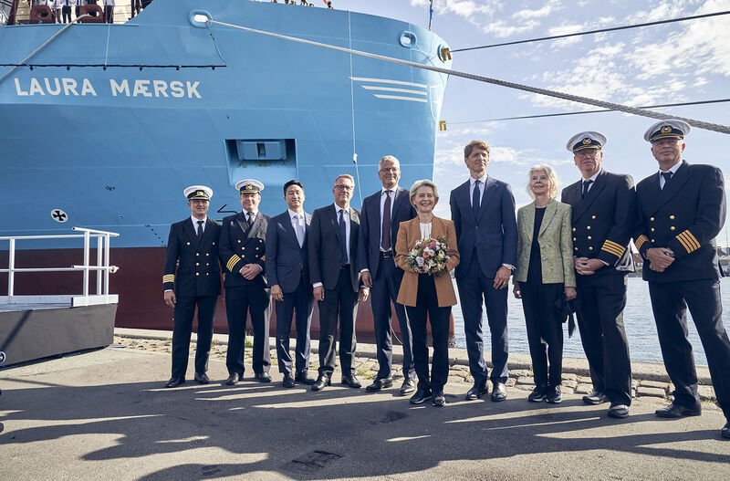 Baptême du Laura Maersk à Coppenhague