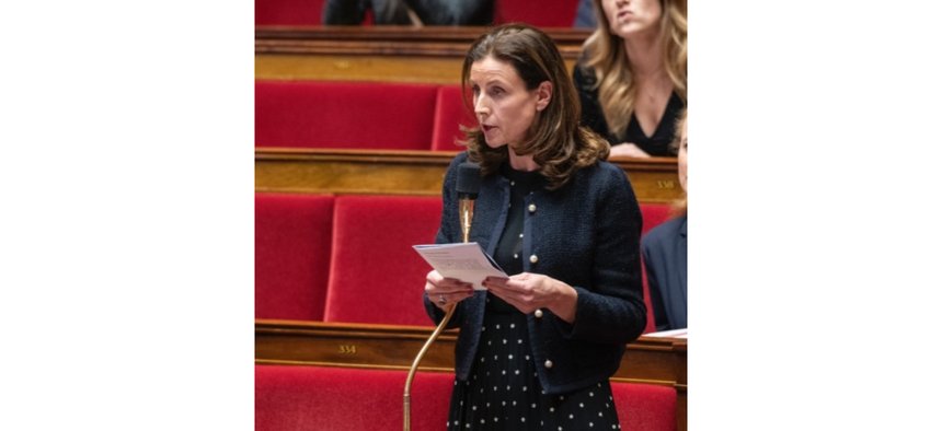 Charlotte Parmentier-Lecocq, présidente de la commission des affaires sociales de l'Assemblée nationale