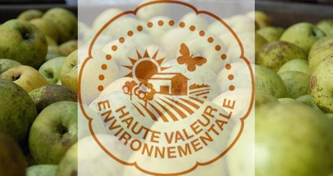 Le Gouvernement a révisé certains critères d'obtention de la certification Haute Valeur environnementale (HVE). Photo : O.Lévêque/Pixel6TM et logo HVE