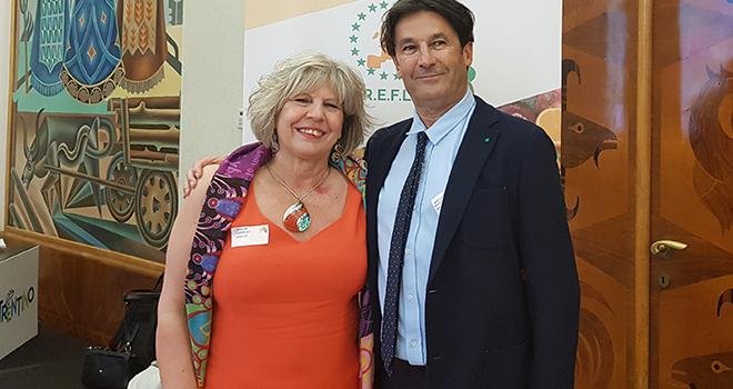 Simona Caselli et Jean-Louis Moulon, élus le 16 juin 2022 pour un 3e mandat à la tête de l'Areflh. Photo : Areflh