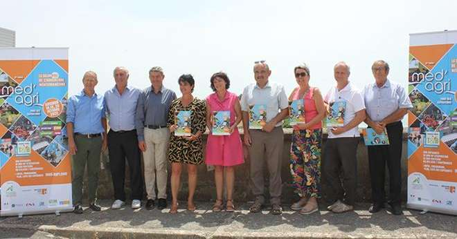 Les partenaires de Med’Agri 2022 se sont retrouvés le 15 juin dernier à l’usine CNR d’Avignon. Photo : C. Ayme