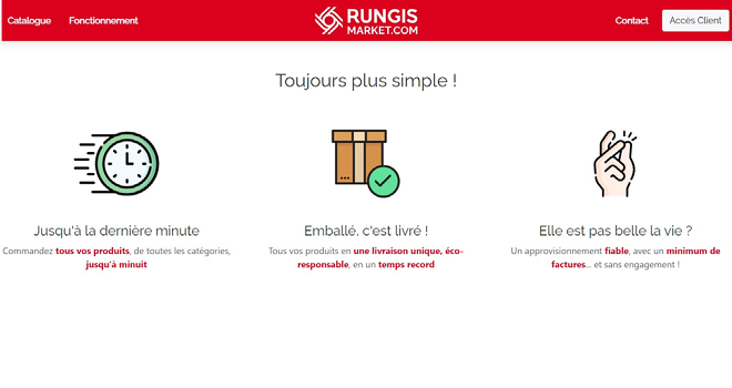 Rungismarket.com est une extension virtuelle du marché international de Rungis. Photo : DR